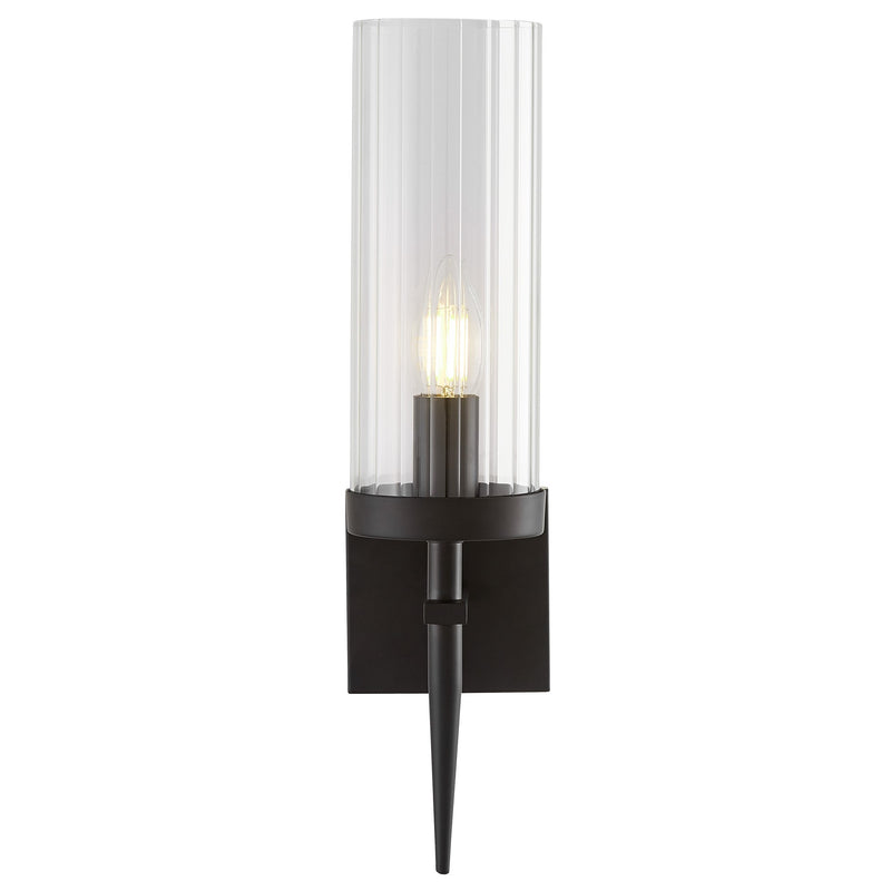 Lumina Deco Moratti 1L wall sconce lamp E14, H 40cm