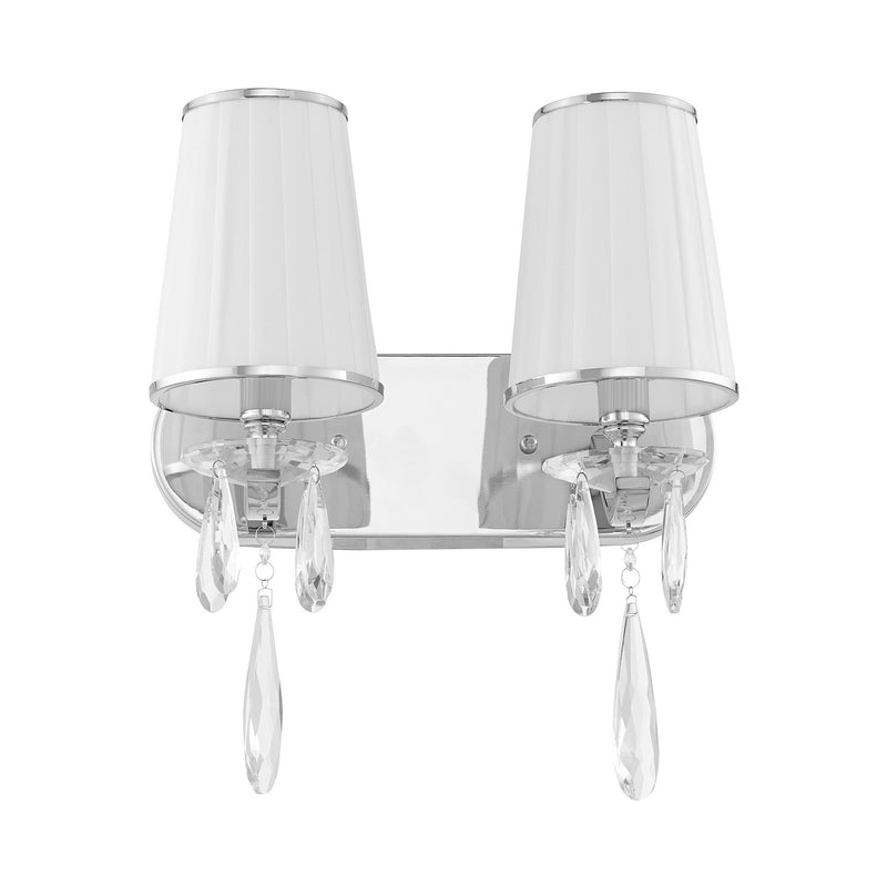 Lumina Deco Alessia 2L wall sconce lamp E14, H 40cm