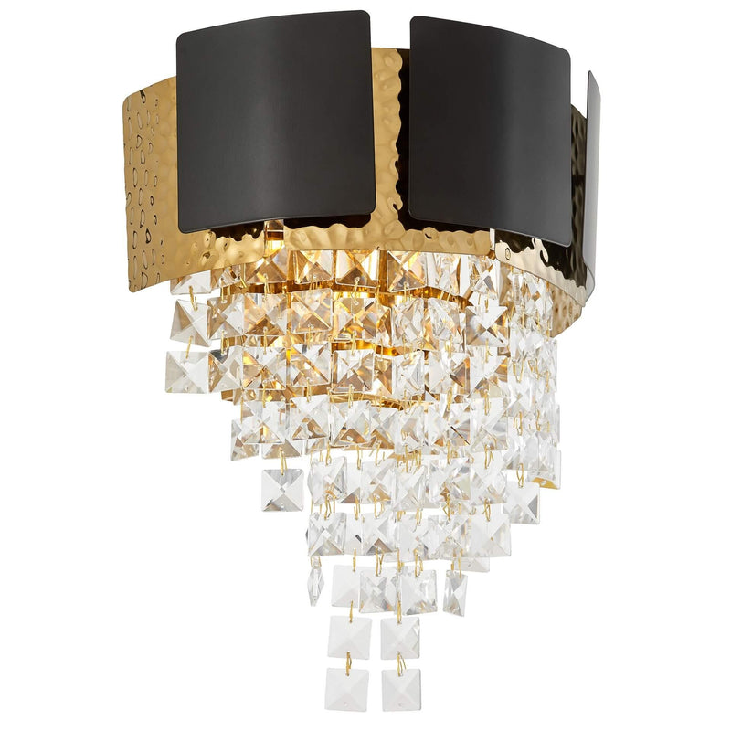 Lumina Deco Molina 2L wall sconce lamp E14, H 28cm