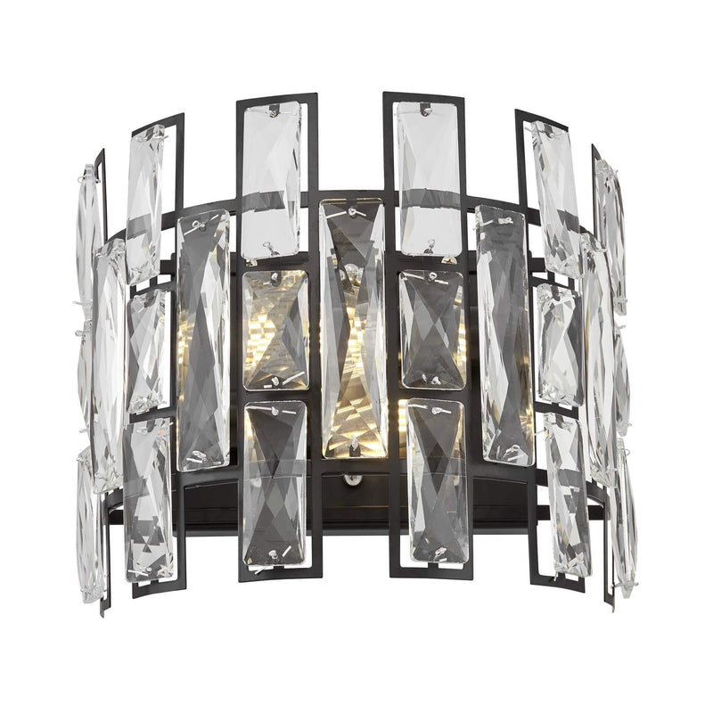 Lumina Deco Fiorina 2L wall sconce lamp E14, H 22,5cm