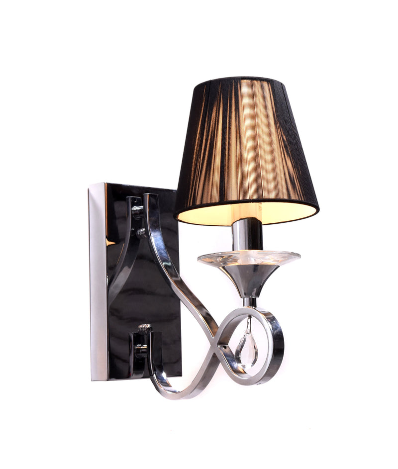 Lumina Deco Negrio 1L wall sconce lamp E14, H 40cm