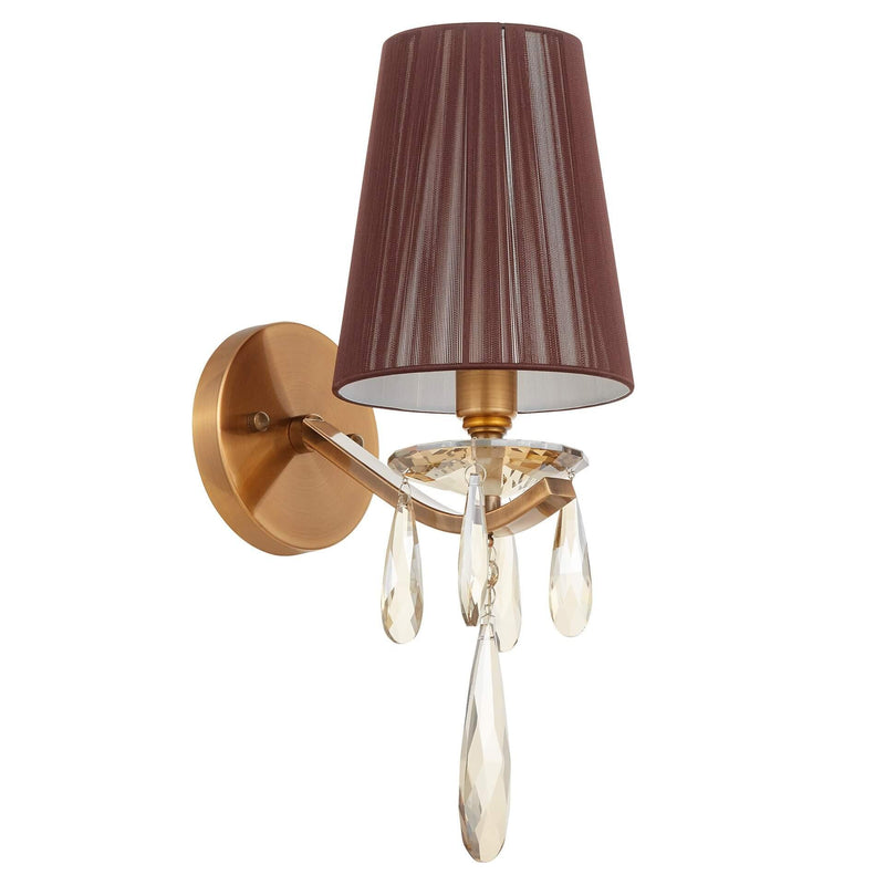 Lumina Deco Alessia 1L wall sconce lamp E14, H 40cm