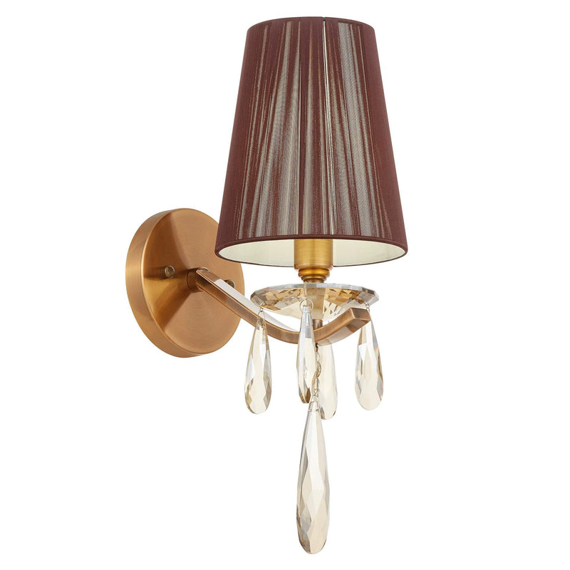 Lumina Deco Alessia 1L wall sconce lamp E14, H 40cm