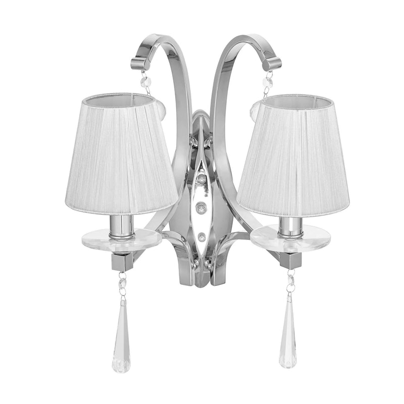 Lumina Deco Venisia 2L wall sconce lamp E14, H 38cm