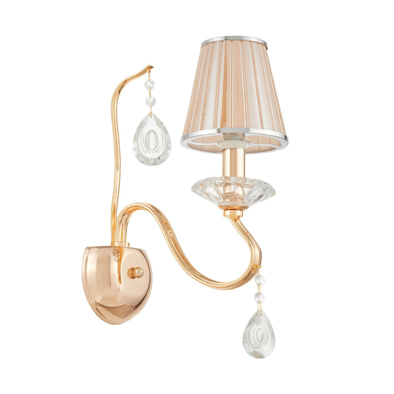 Lumina Deco Finezzia 1L wall sconce lamp E14, H 38cm