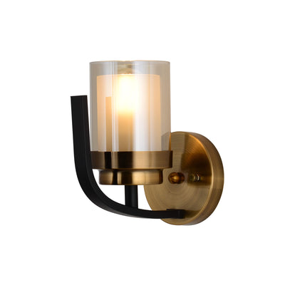 Lumina Deco Bonton 1L wall sconce lamp E27, H 20cm