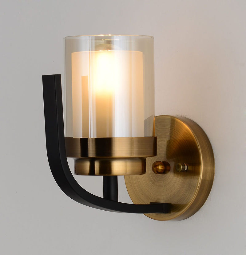 Lumina Deco Bonton 1L wall sconce lamp E27, H 20cm