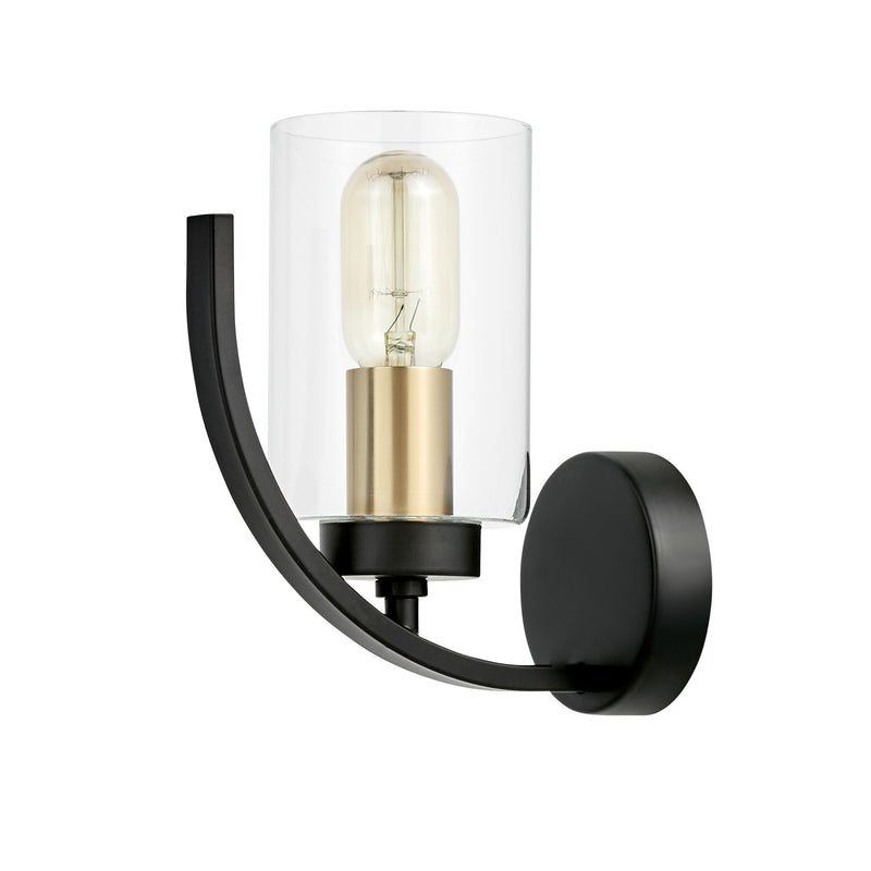 Lumina Deco Monterey 1L wall sconce lamp E27, D 9,5cm