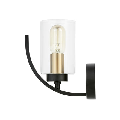 Lumina Deco Monterey 1L wall sconce lamp E27, D 9,5cm