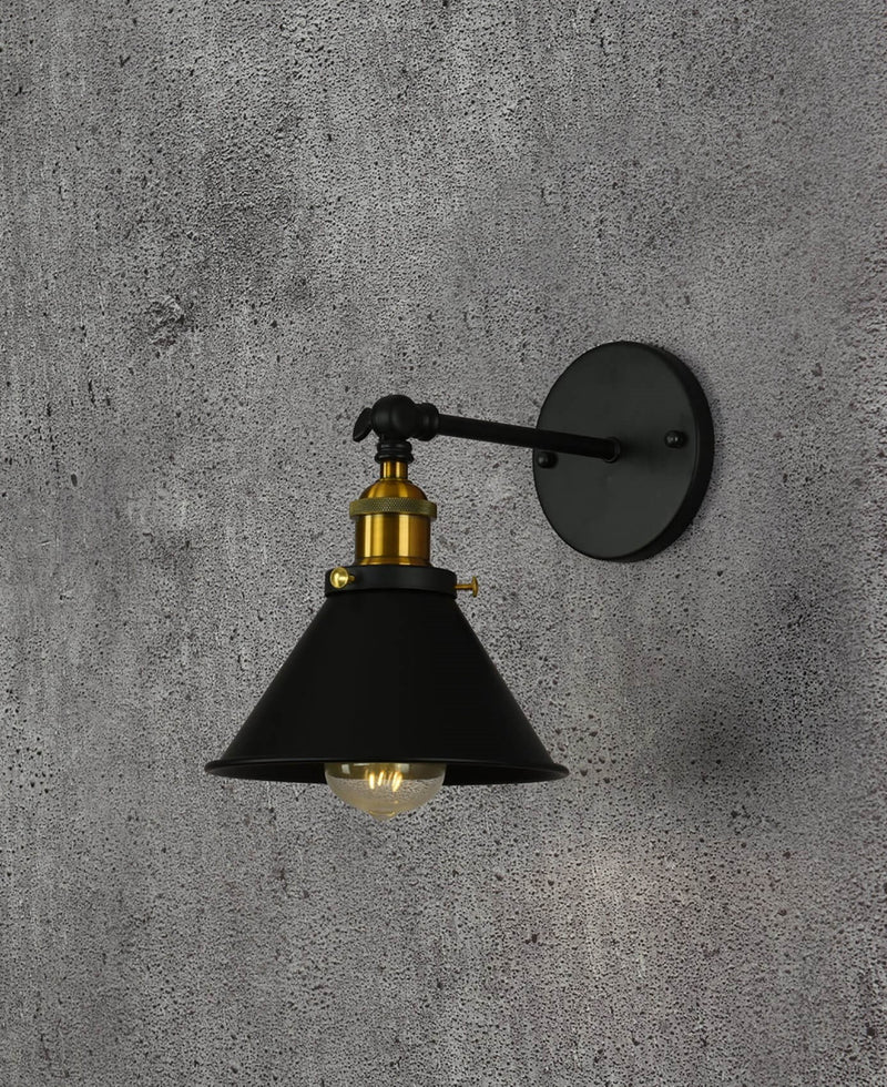 Lumina Deco Loses 1L wall sconce lamp E27, H 22cm