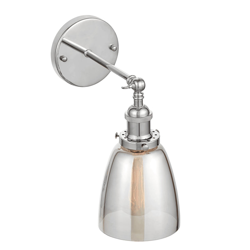 Lumina Deco Fabi 1L wall sconce lamp E27, H 25cm