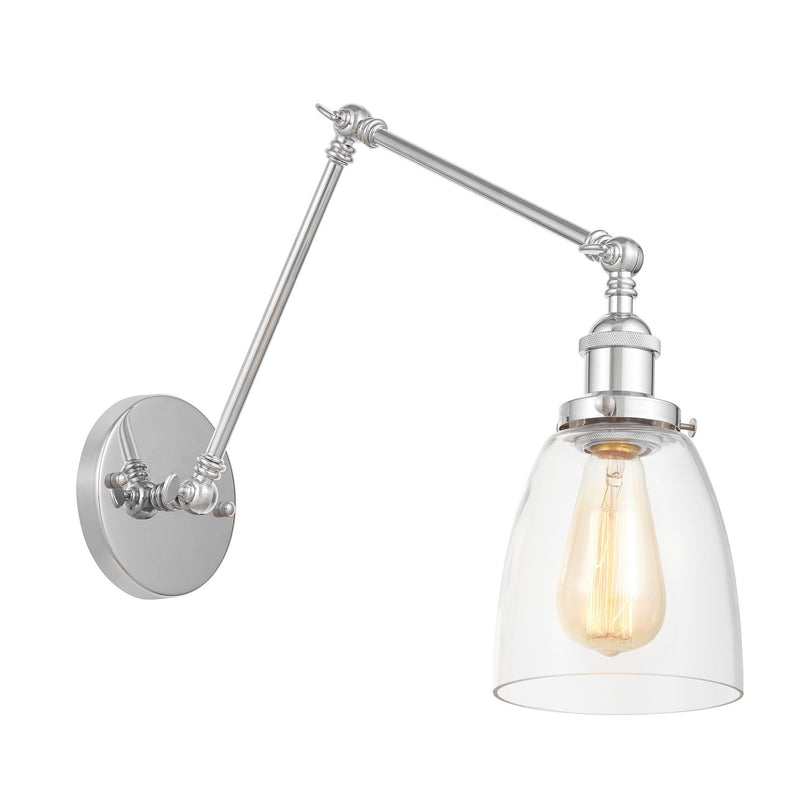 Lumina Deco Fabi 1L swing wall lamp E27, H 25cm