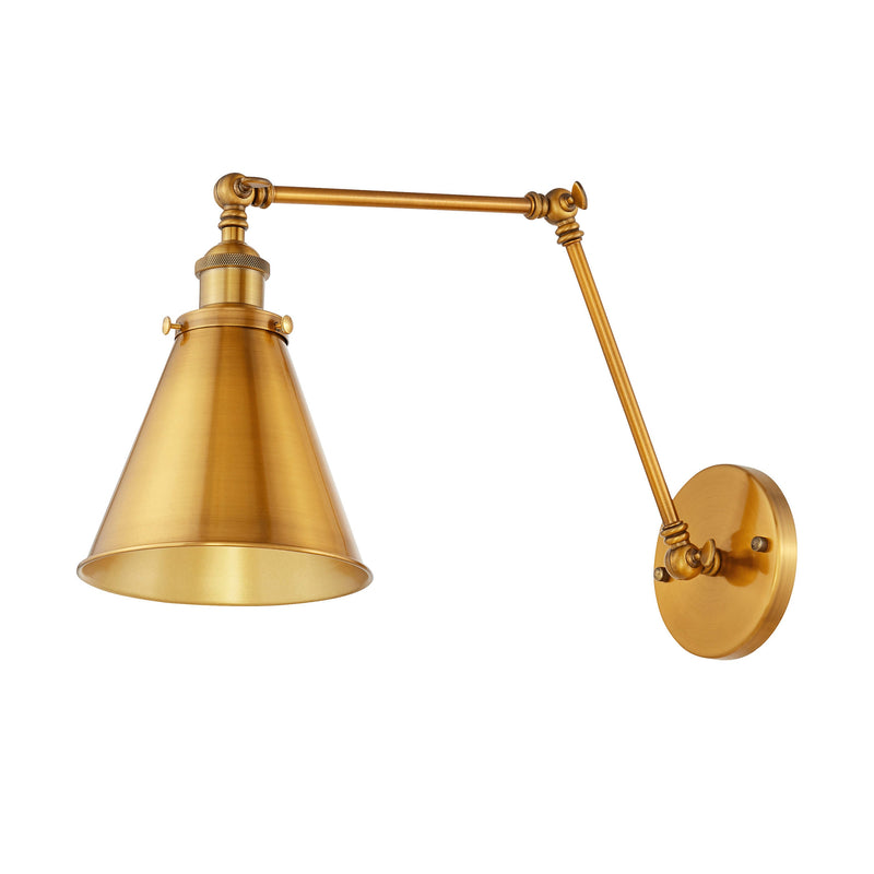 Lumina Deco Rubi 1L swing wall lamp E27, H 26cm