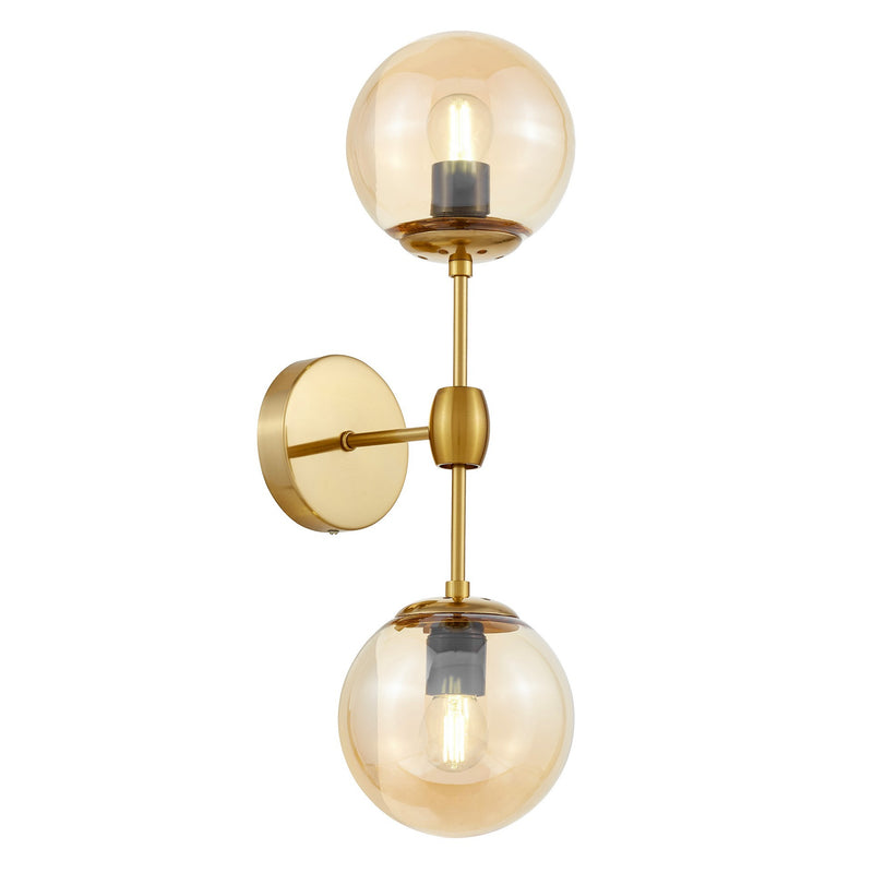 Lumina Deco Zodiac 2L wall sconce lamp E27, H 50cm