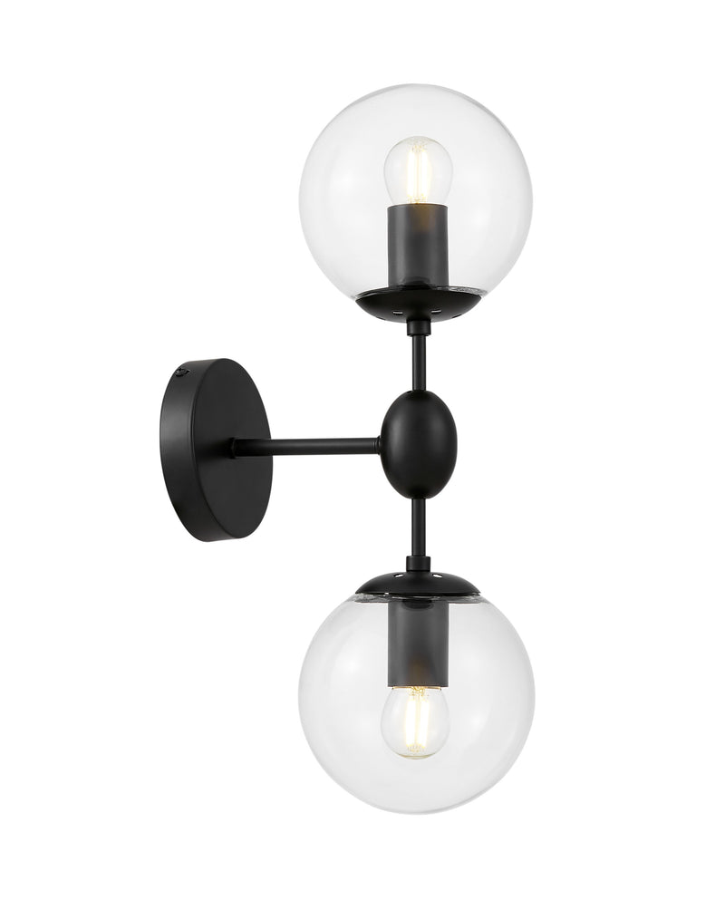 Lumina Deco Zodiac 2L wall sconce lamp E27, H 45cm