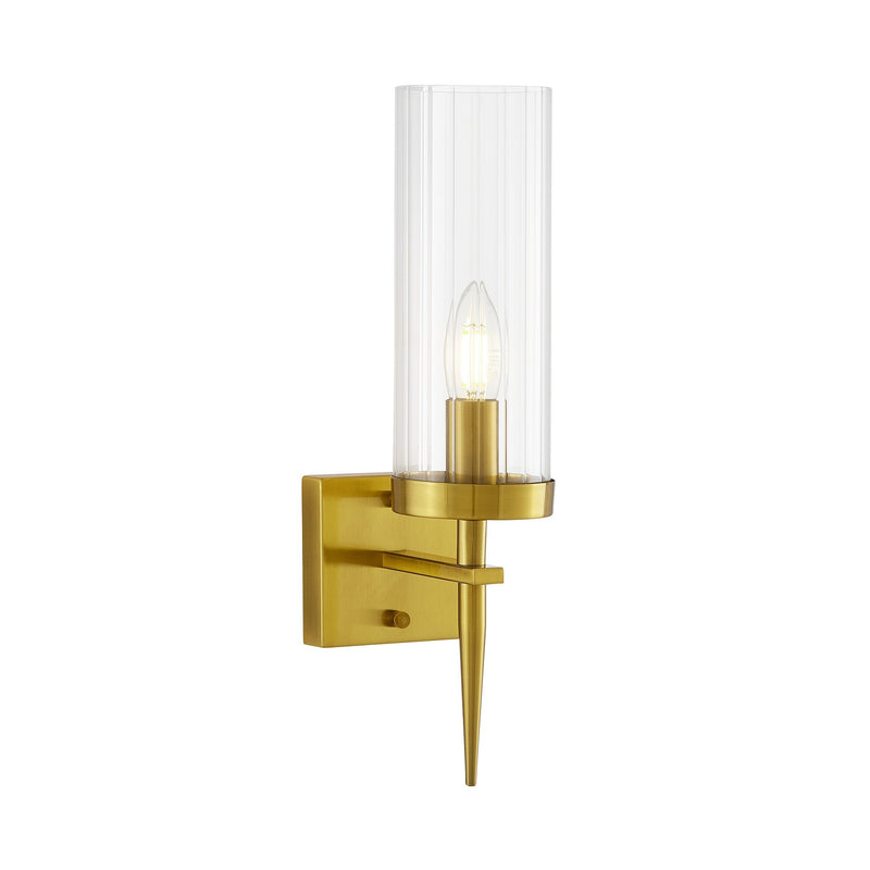 Lumina Deco Moratti 1L wall sconce lamp E14, H 40cm