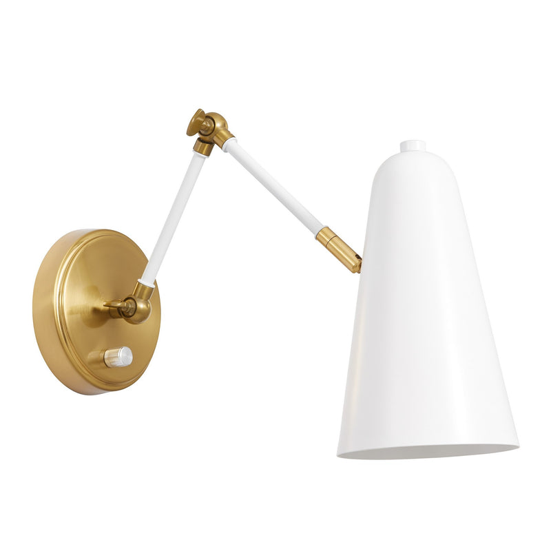 Lumina Deco Ron 1L wall sconce lamp E14, H 22cm