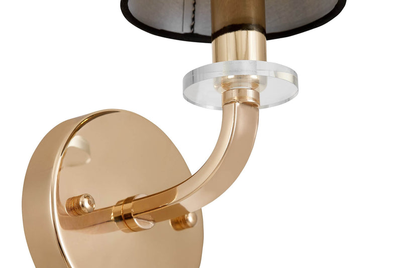 Lumina Deco Orlando 1L wall sconce lamp E14, H 25cm