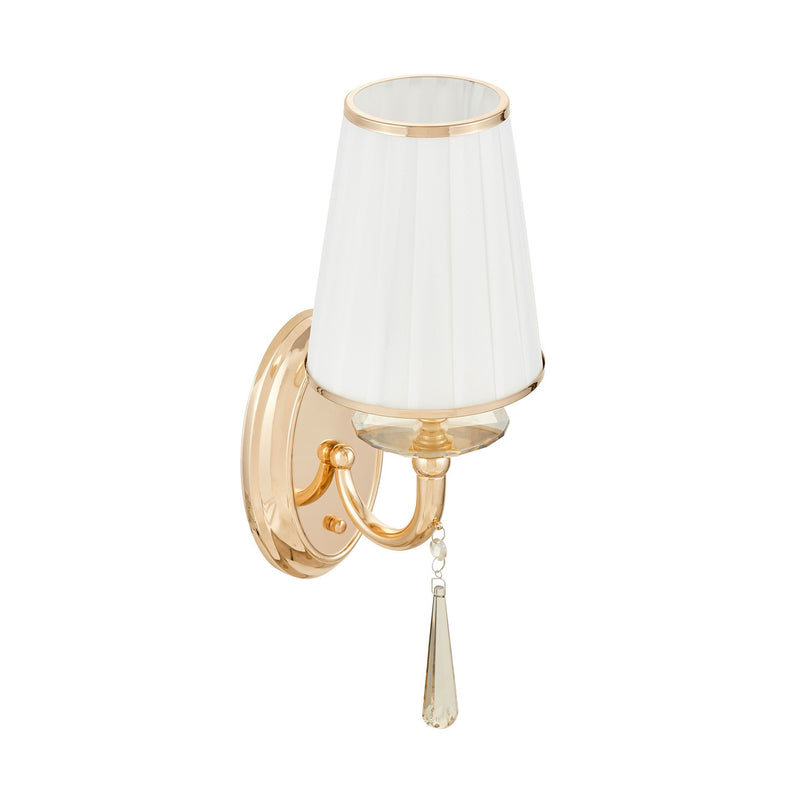 Lumina Deco Fabione 1L wall sconce lamp E14, H 40cm