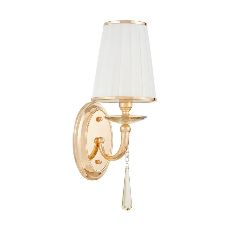 Lumina Deco Fabione 1L wall sconce lamp E14, H 40cm