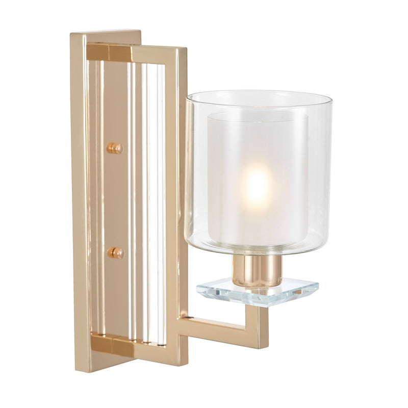 Lumina Deco Manhattan 1L wall sconce lamp E27, D 13cm