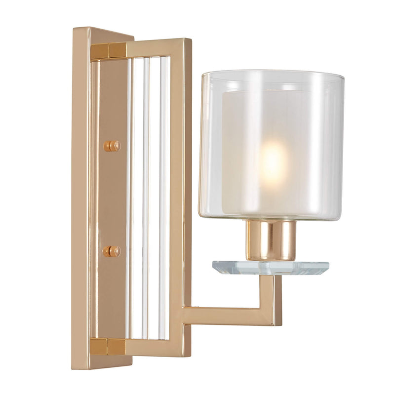 Lumina Deco Manhattan 1L wall sconce lamp E27, D 13cm