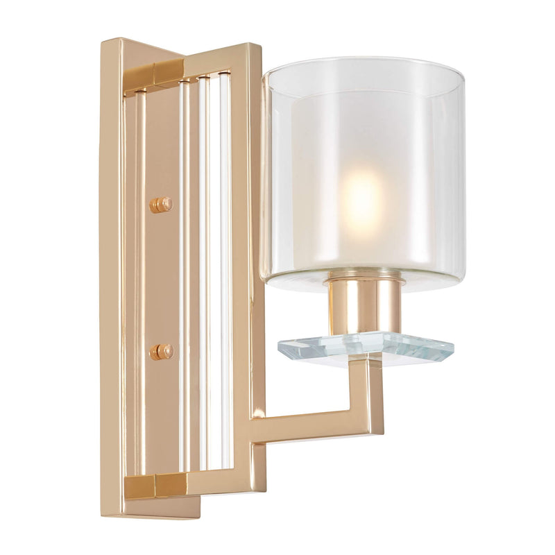 Lumina Deco Manhattan 1L wall sconce lamp E27, D 13cm