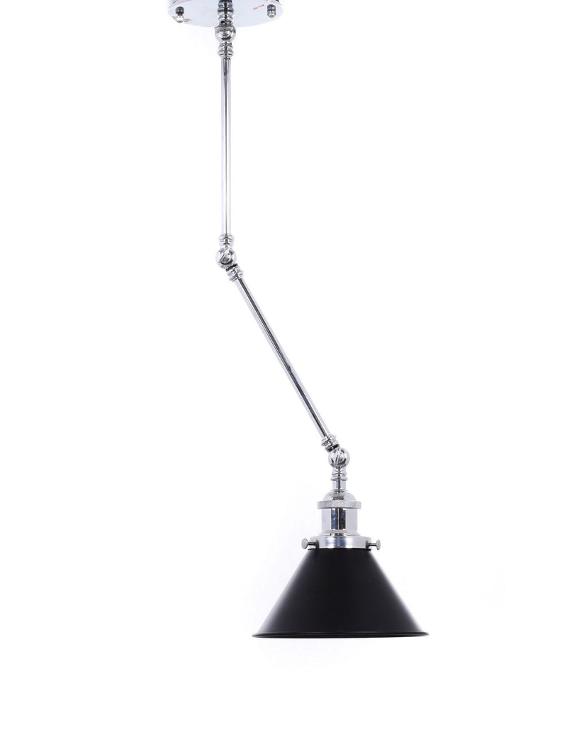 Lumina Deco Deri 1L pendant lamp E27, H 74cm