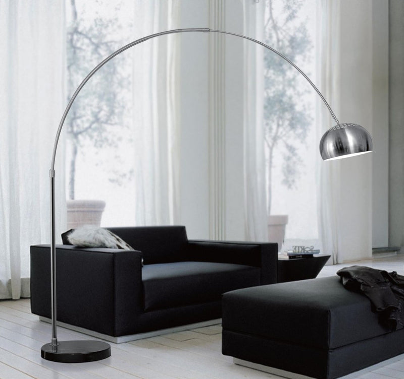 Lumina Deco Azurro 1L floor lamp E27, H 190cm