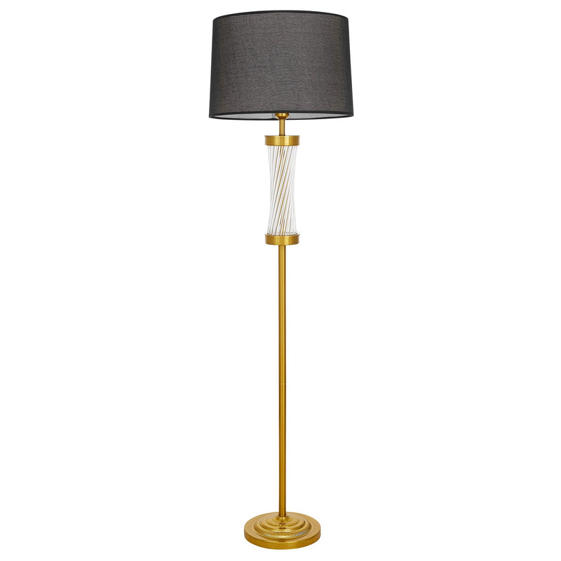 Lumina Deco Villanova 1L floor lamp E27, D 45cm