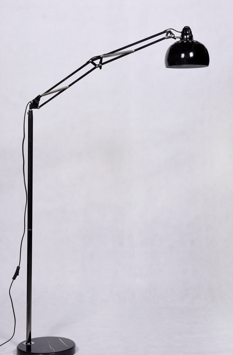 Lumina Deco Rigorry 1L floor lamp E27, H 170cm