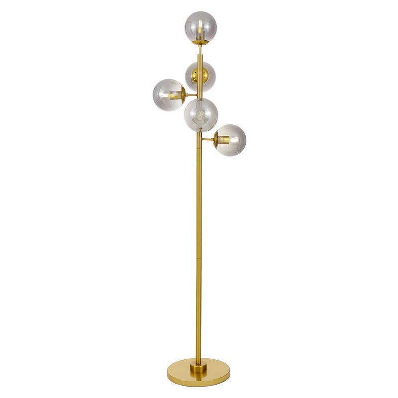 Lumina Deco Fredica 5L floor lamp E27, H 170cm