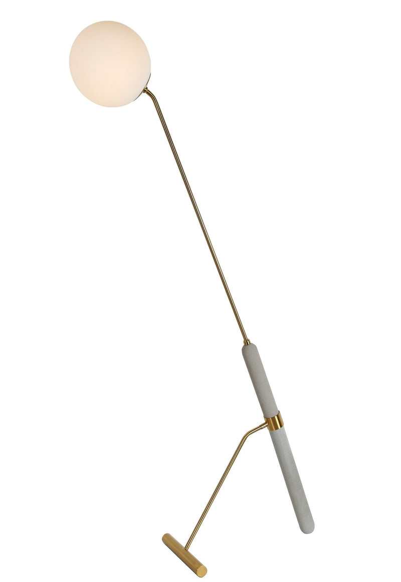 Lumina Deco Granino 1L floor lamp E27, D 18cm