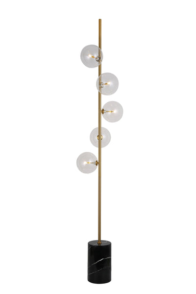 Lumina Deco Terica 5L floor lamp G4, H 180cm