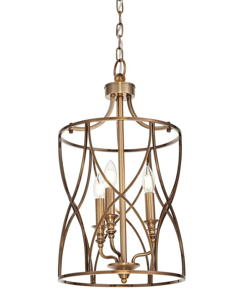 Lumina Deco Elmont 3L chandelier E14, D 32cm