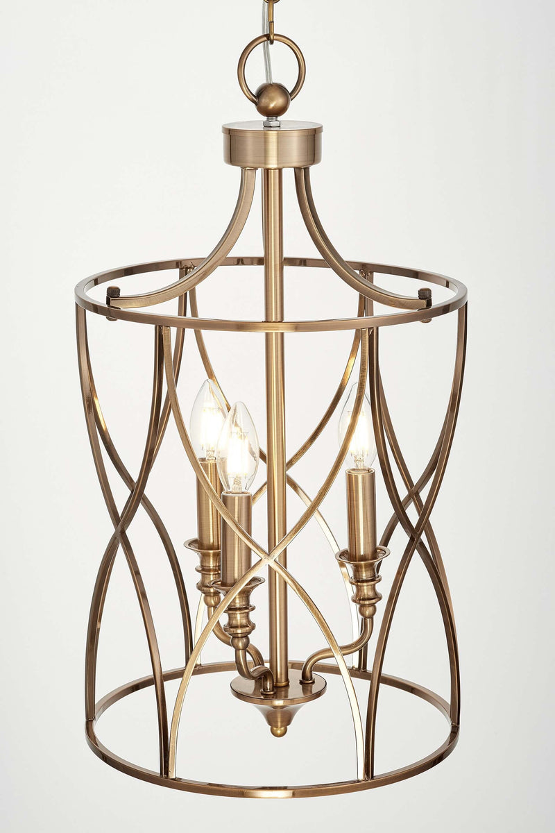 Lumina Deco Elmont 3L chandelier E14, D 32cm