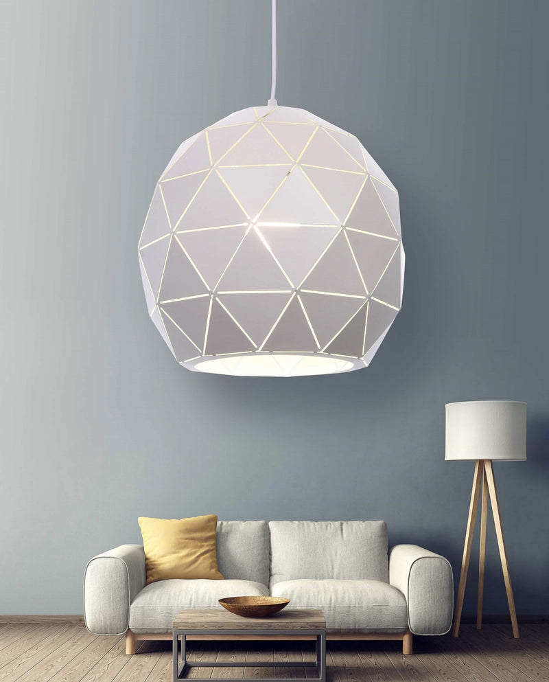 Lumina Deco Bokka 1L pendant ceiling lamp E27, D 30cm