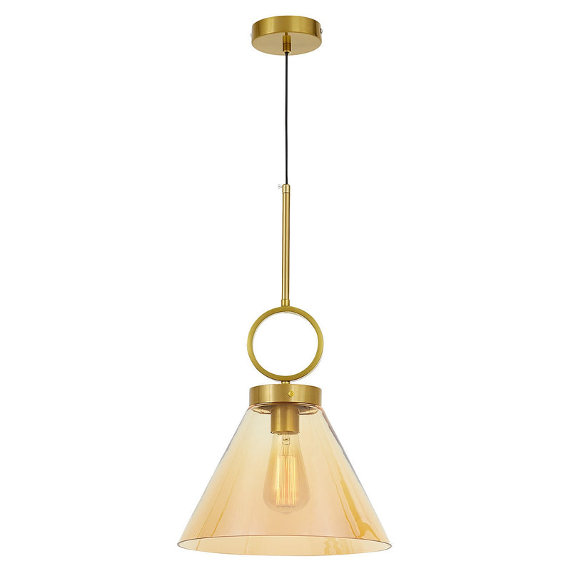 Lumina Deco Fermini 1L pendant ceiling lamp E27, D 29cm