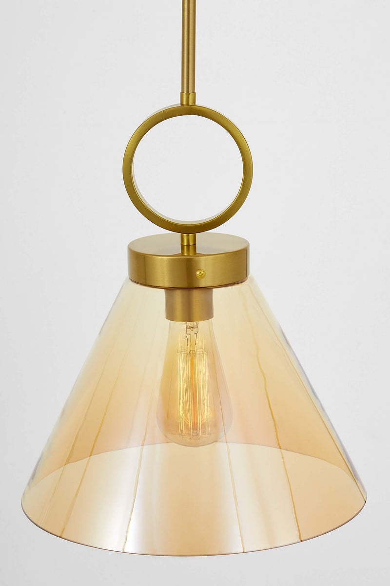 Lumina Deco Fermini 1L pendant ceiling lamp E27, D 29cm