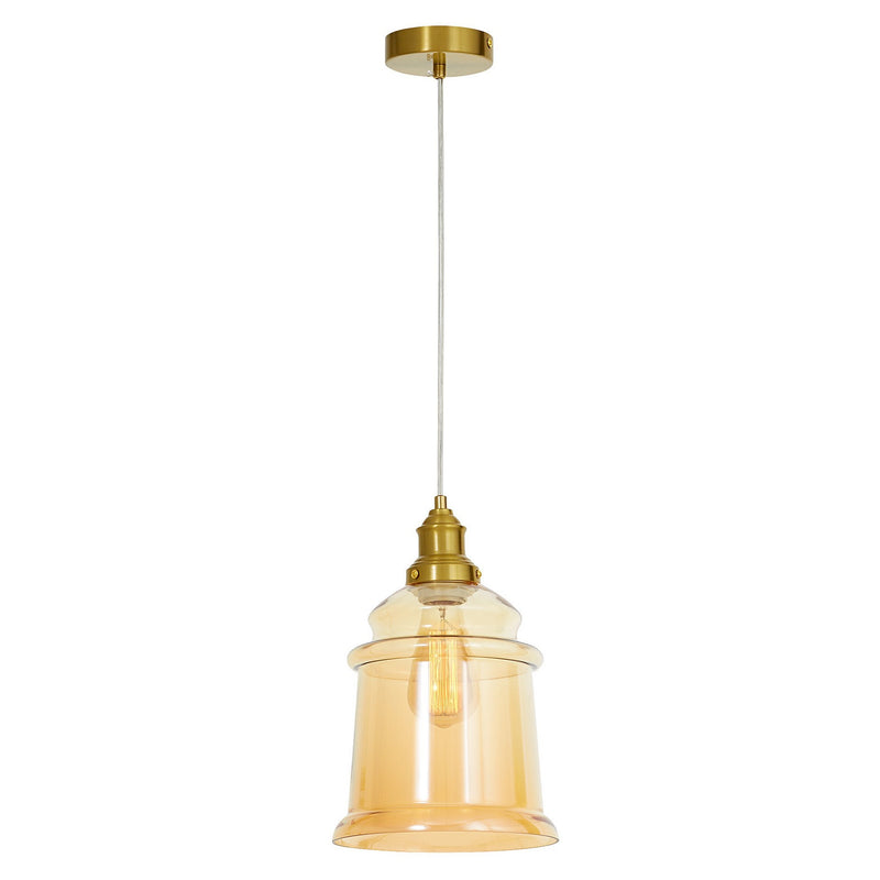 Lumina Deco Moletti 1L pendant ceiling lamp E27, D 20cm