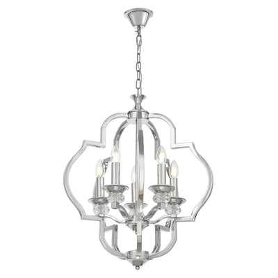 Lumina Deco Cesara 5L pendant ceiling lamp E14, D 55cm