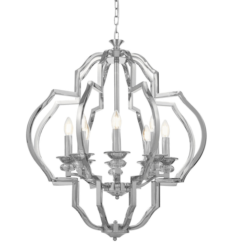 Lumina Deco Cesara 8L pendant ceiling lamp E14, D 70cm