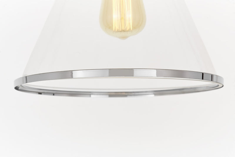 Lumina Deco 1L pendant ceiling lamp E27, D 27cm