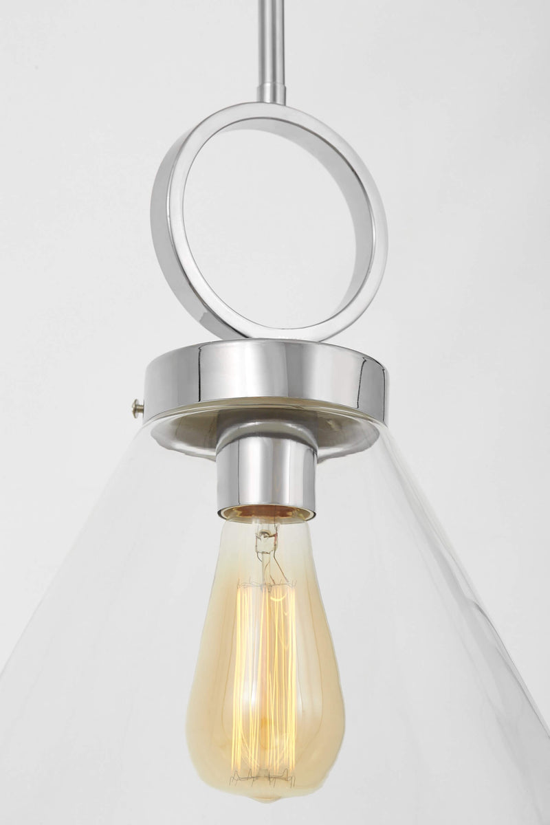 Lumina Deco Fermini 1L pendant ceiling lamp E27, D 29cm