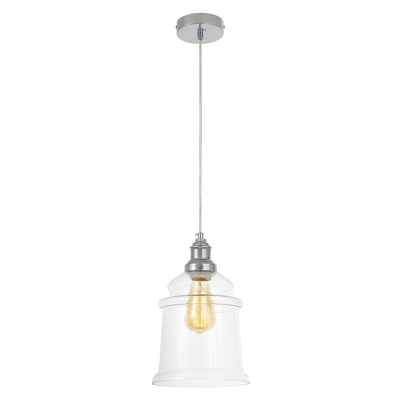 Lumina Deco Moletti 1L pendant ceiling lamp E27, D 20cm