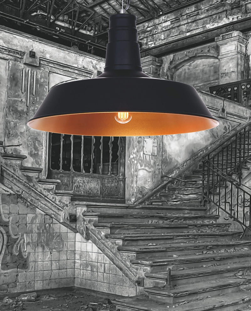 Lumina Deco Saggi 1L pendant ceiling lamp E27, D 45cm