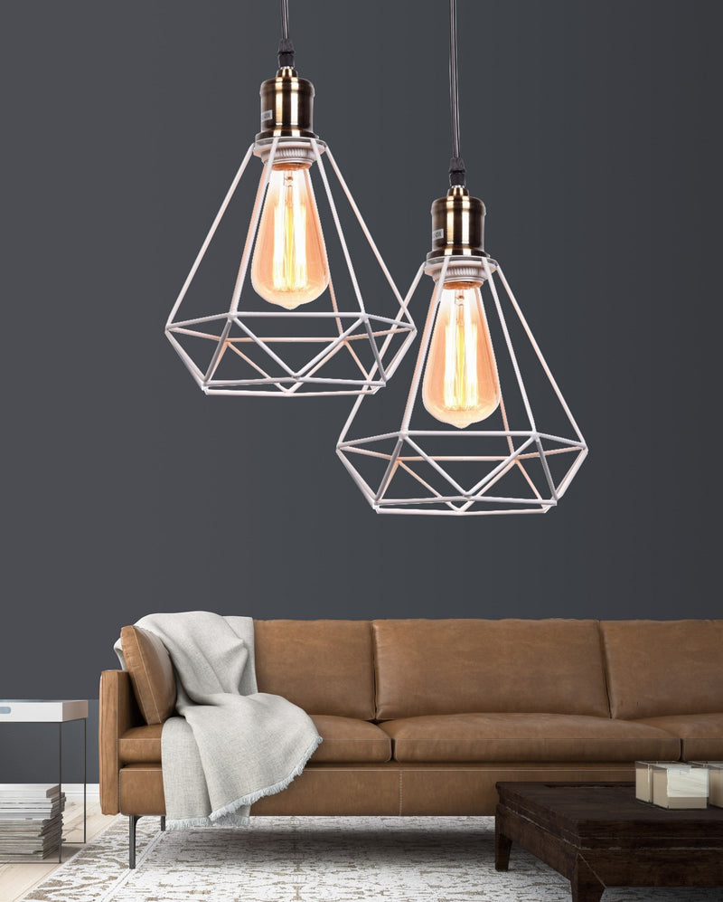 Lumina Deco Cobi 1L pendant ceiling lamp E27, D 20cm