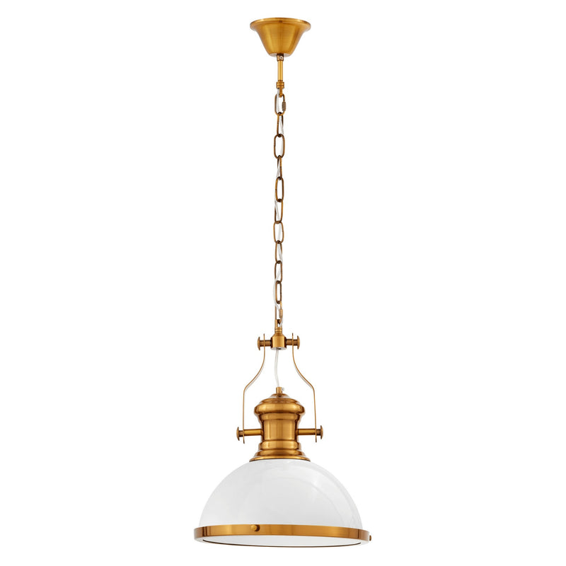 Lumina Deco Ettore 1L pendant ceiling lamp E27, D 33cm