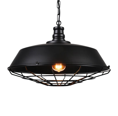 Lumina Deco Arigio 1L pendant ceiling lamp E27, D 45cm