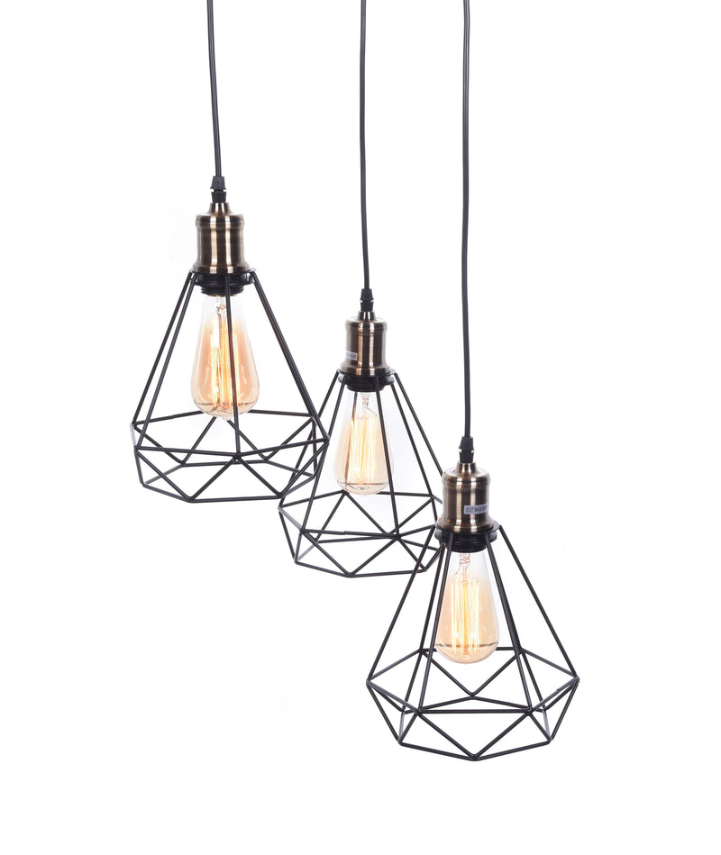 Lumina Deco Cobi 3L pendant ceiling lamp E27, D 50cm